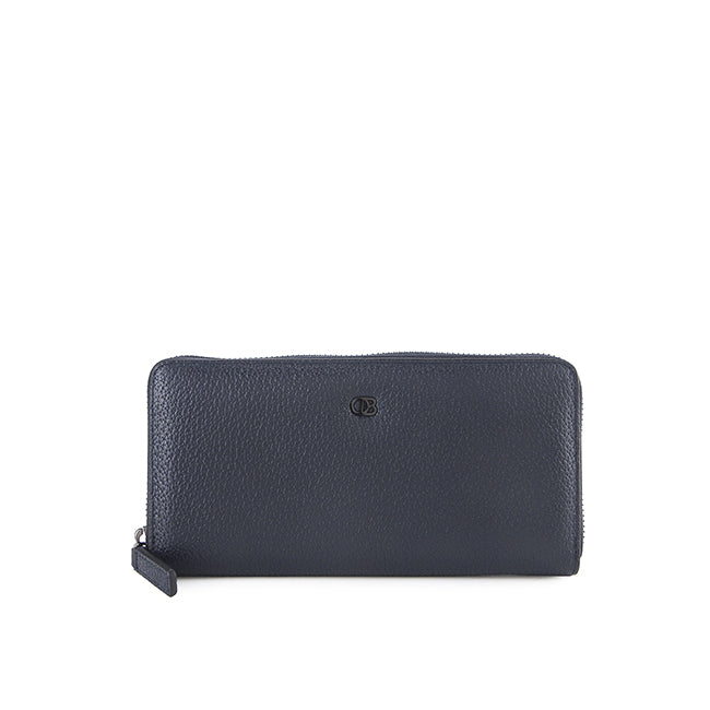 Toby Long Zip Wl - Rfid In Navy