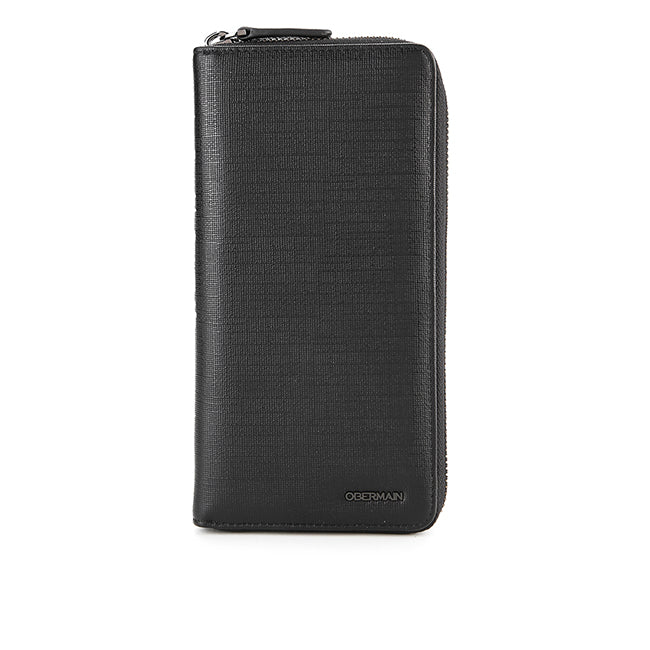 Tyson Long Zip Wl - Rfid In Black