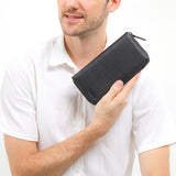 Tyson Long Zip Wl - Rfid In Black