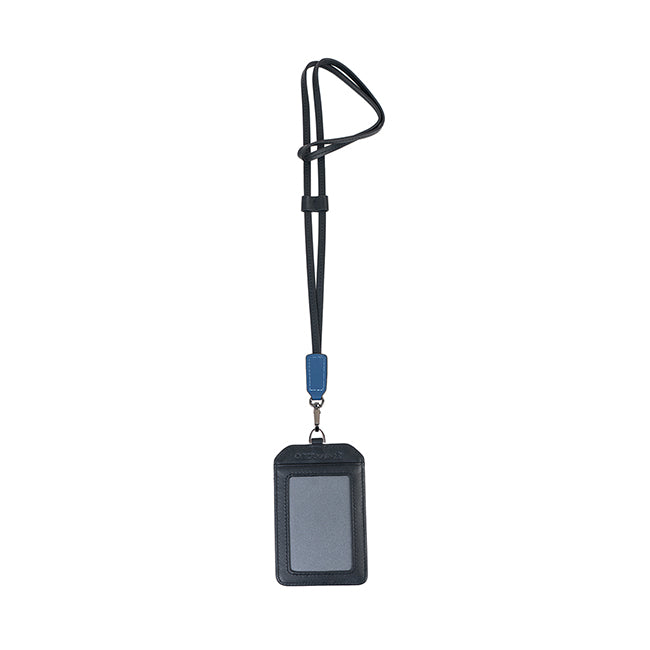 Obermain Men Id Card Hector Lanyard In Black
