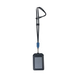 Obermain Men Id Card Hector Lanyard In Black