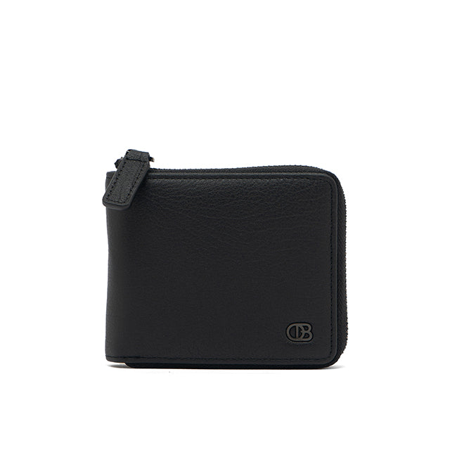 Obermain Men Wallet Howard Short Zip Wl Flip-Rfid In Black
