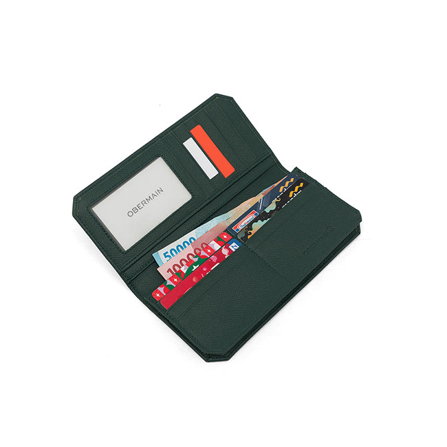 Obermain Men Wallet Javier Long Wl-Rfid In Green