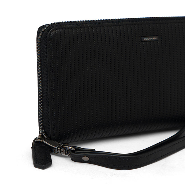 Obermain Men Wallet Julian Long Zip Wl-Rfid In Black