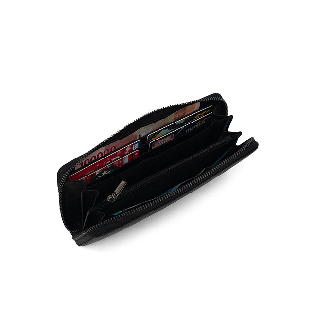 Obermain Men Wallet Julian Long Zip Wl-Rfid In Black