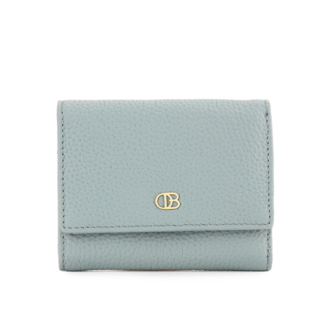 Abby Tri-Fold Wallet-L In Dusty Blue