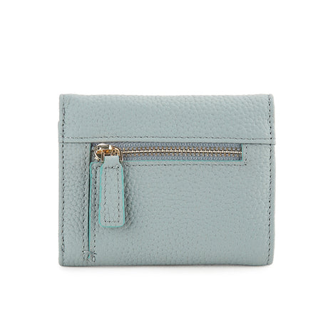 Abby Tri-Fold Wallet-L In Dusty Blue