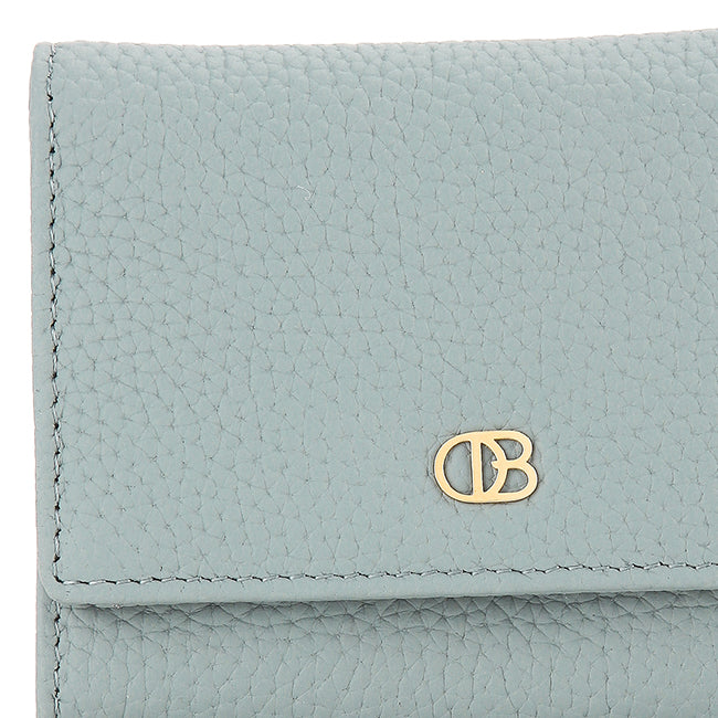 Abby Tri-Fold Wallet-L In Dusty Blue