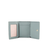 Abby Tri-Fold Wallet-L In Dusty Blue