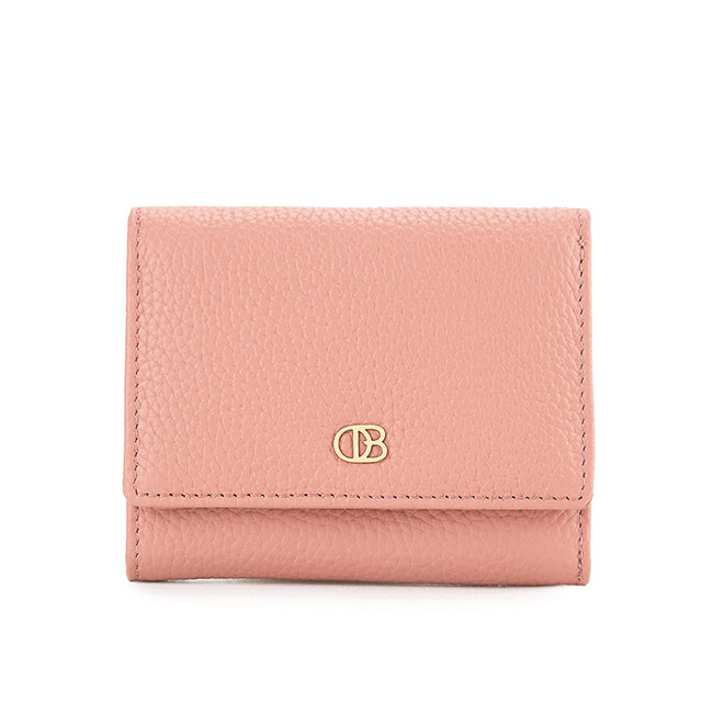 Abby Tri-Fold Wallet-L In Dusty Pink