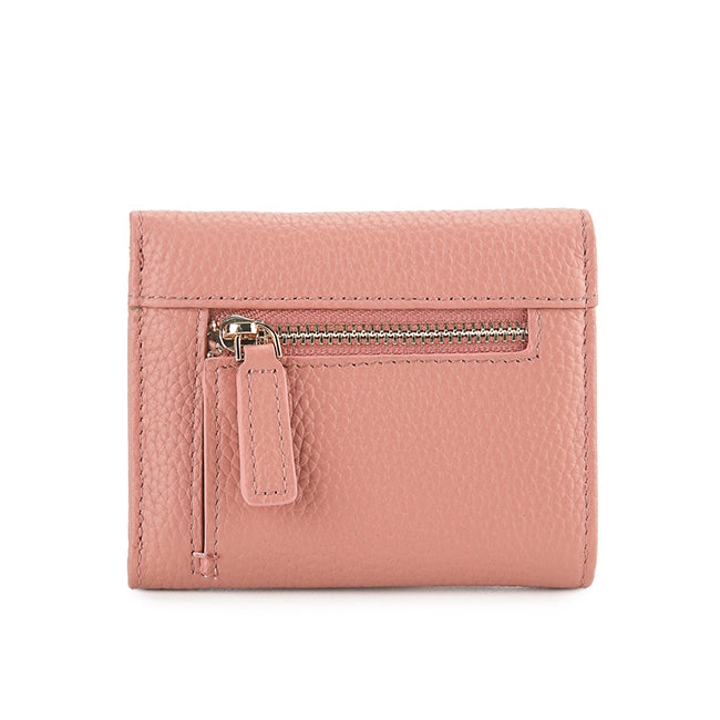 Abby Tri-Fold Wallet-L In Dusty Pink