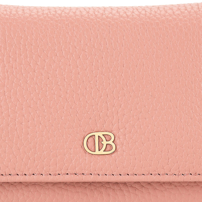 Abby Tri-Fold Wallet-L In Dusty Pink