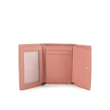 Abby Tri-Fold Wallet-L In Dusty Pink