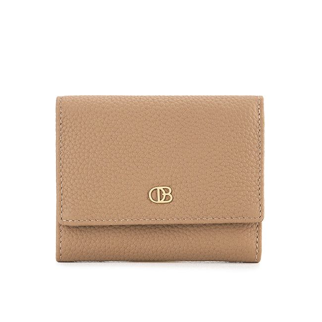 Abby Tri-Fold Wallet-L In Khaki