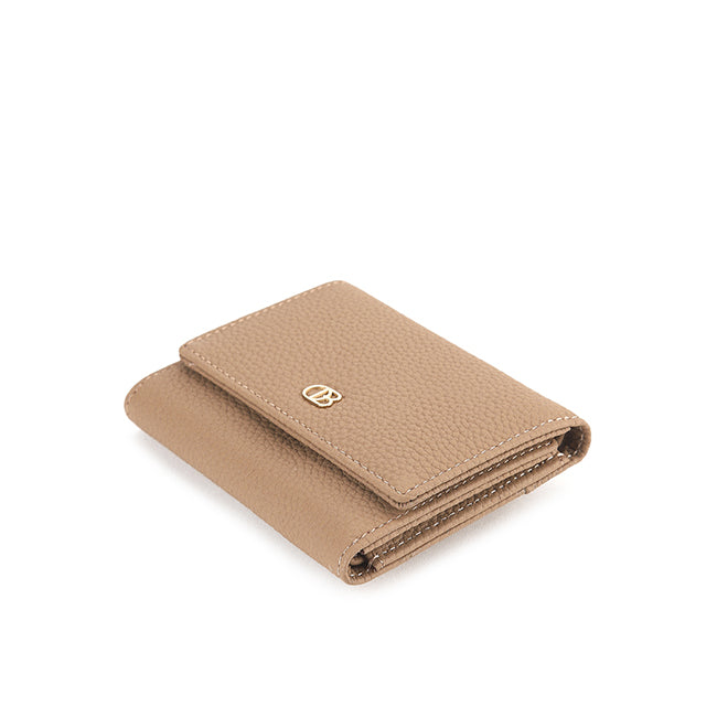 Abby Tri-Fold Wallet-L In Khaki