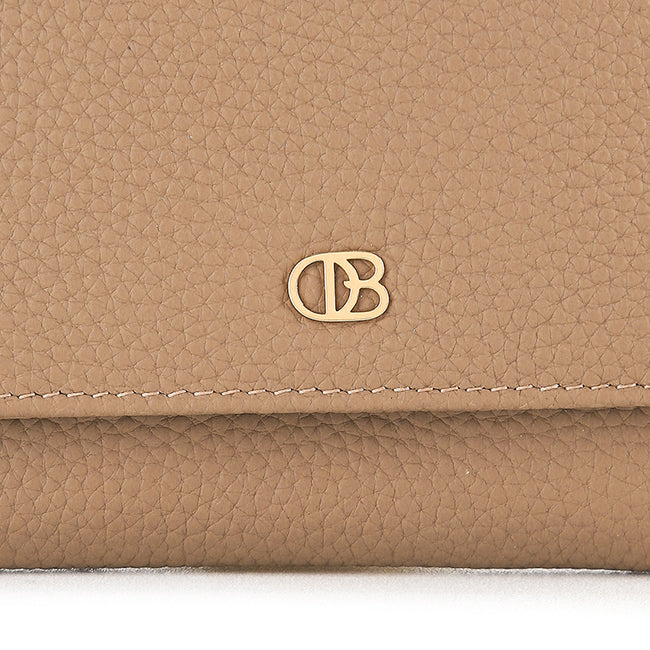 Abby Tri-Fold Wallet-L In Khaki