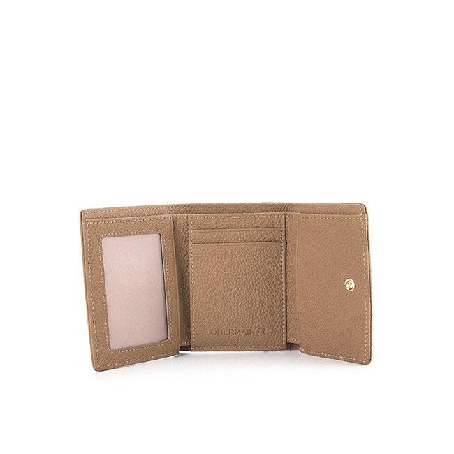 Abby Tri-Fold Wallet-L In Khaki