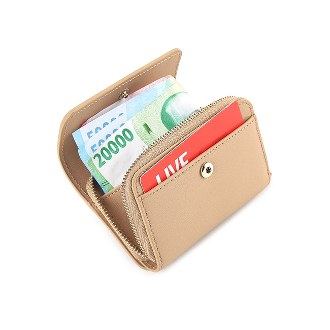 Angel Cardholder-L In Beige