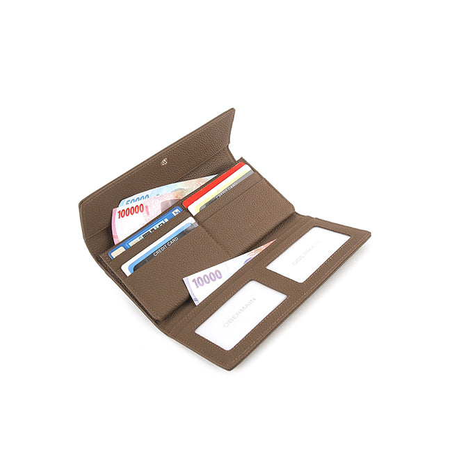 Alyssa Long Wallet-L In Brown