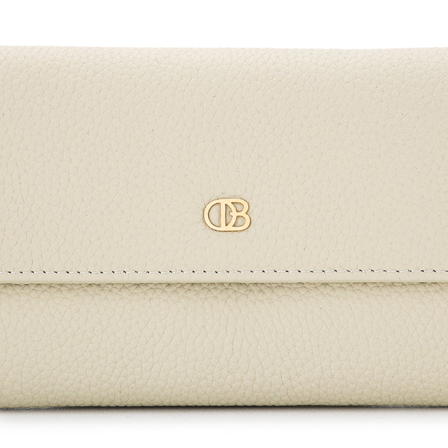 Alyssa Long Wallet-L In Cream