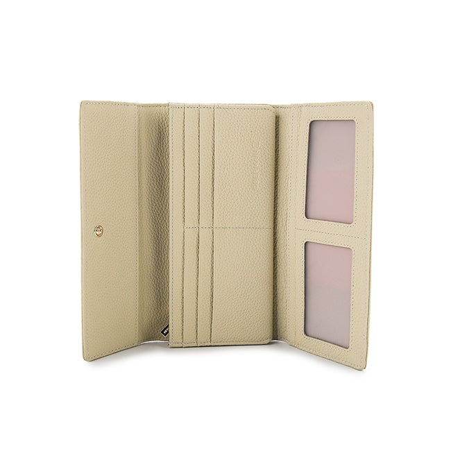 Alyssa Long Wallet-L In Cream