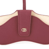 Enya Sunglasses Case-L In Maroon