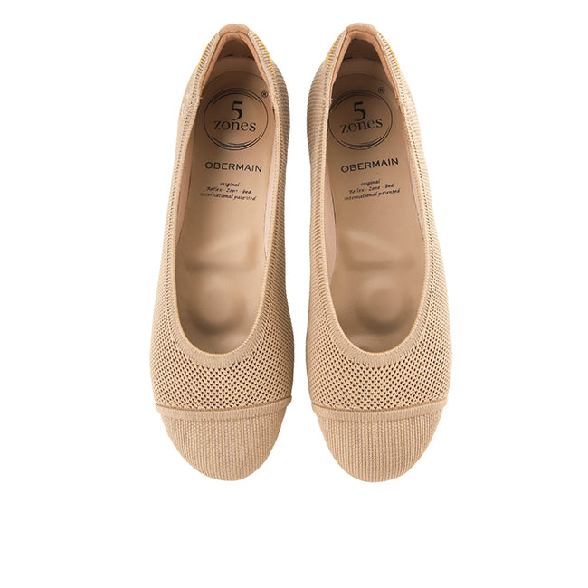 Obermain Sepatu Wanita Flats Harper Elise In Light Brown