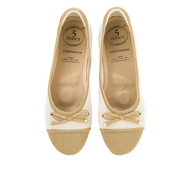 Obermain Sepatu Wanita Flats Harper Marie In Off White