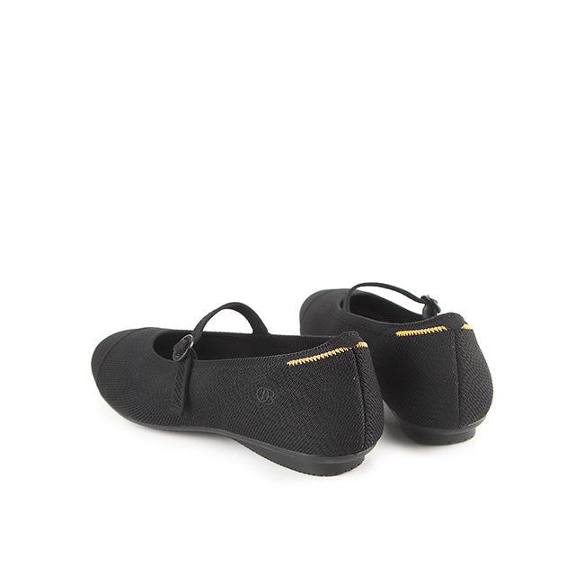 Obermain Sepatu Wanita Flats Harper Jane In Black