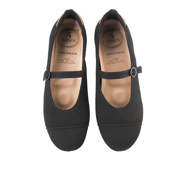 Obermain Sepatu Wanita Flats Harper Jane In Black
