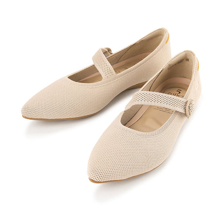 Obermain Sepatu Wanita Flats Halena Nola In Almond