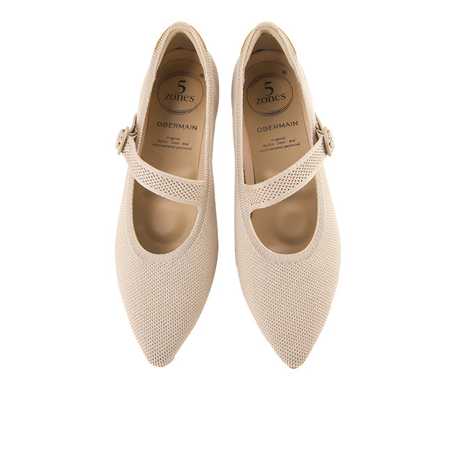 Obermain Sepatu Wanita Flats Halena Nola In Almond