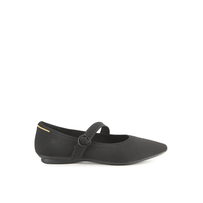 Obermain Sepatu Wanita Flats Halena Nola In Black