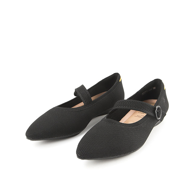 Obermain Sepatu Wanita Flats Halena Nola In Black