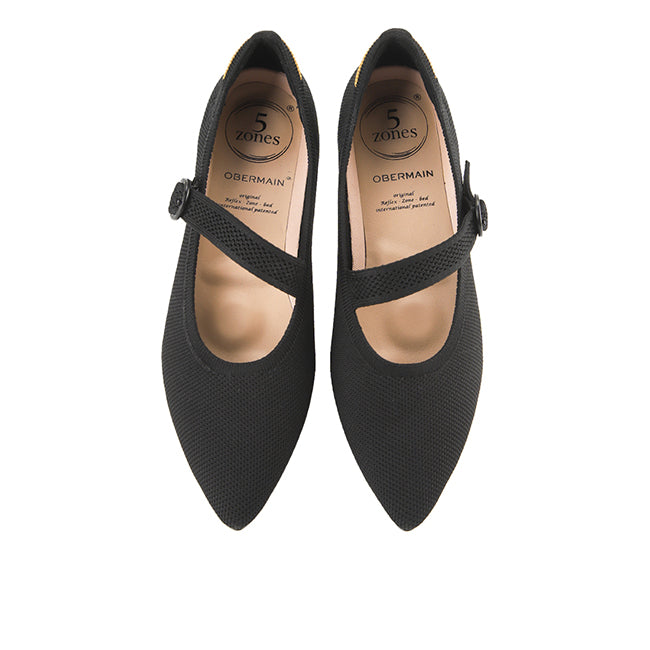 Obermain Sepatu Wanita Flats Halena Nola In Black