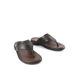 Obermain Sandal Pria Sandals Eugen Kyron In Dark Brown