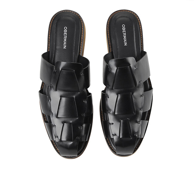 Obermain Men Sandals Cole Dash In Black