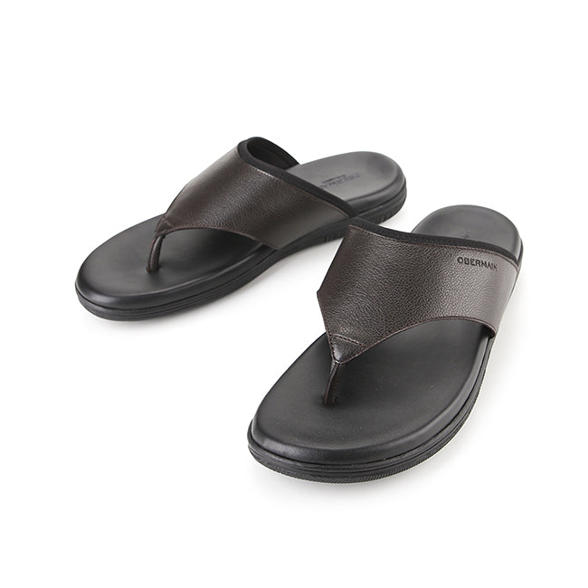 Obermain Men Sandals Erland Bryson In Dark Brown