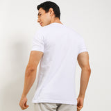 Obermain Pakaian Pria Ss Crew In White-OMW22022WH