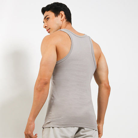 Obermain Pakaian Pria Tank Top Tank In Gray-OMW22023GY