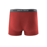 Obermain Pakaian Boxer Pria Knit Boxer A In Maroon/Navy