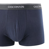 Obermain Pakaian Boxer Pria Knit Boxer A In Maroon/Navy