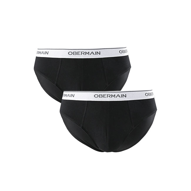 Obermain Pakaian Brief Pria Knit Brief A In Black