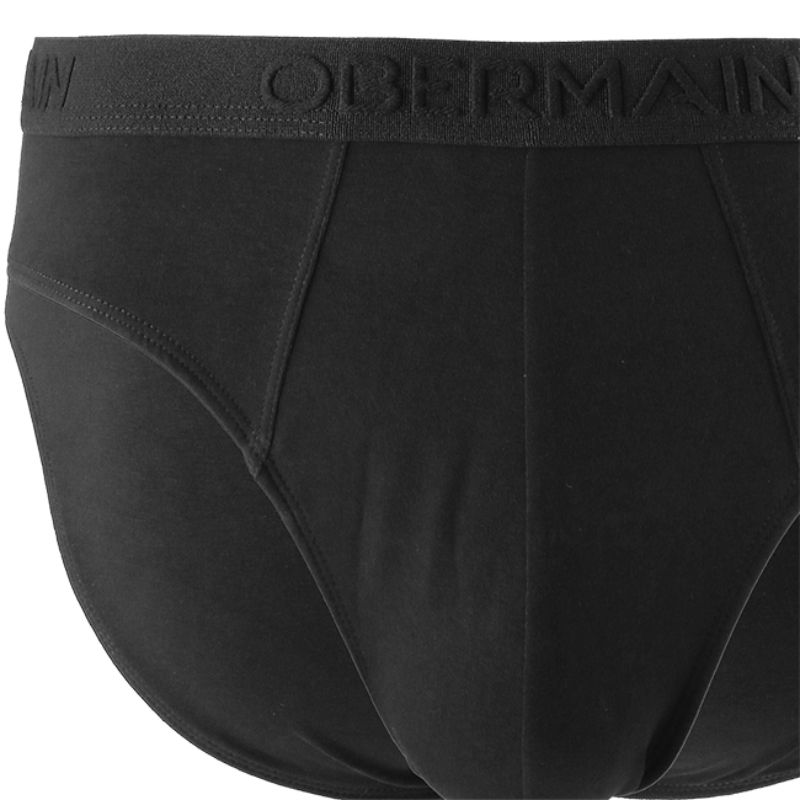 Obermain Pakaian Brief Pria Knit Brief B In Black
