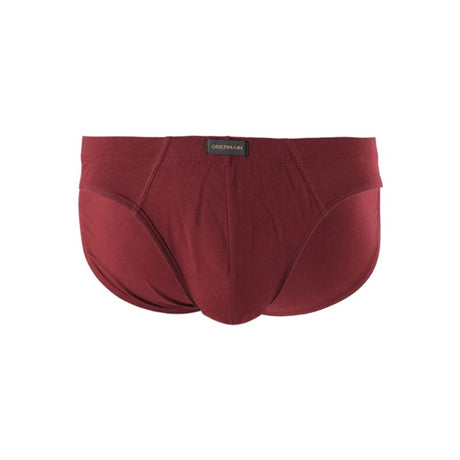 Obermain Pakaian Brief Pria Knit Brief Ob Cover In Maroon/Black