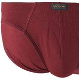 Obermain Pakaian Brief Pria Knit Brief Ob Cover In Maroon/Black