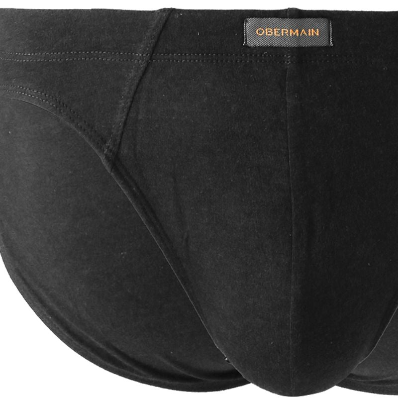 Obermain Pakaian Brief Pria Knit Brief Ob Cover In Maroon/Black