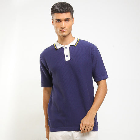 Obermain Pakaian Pria Others Diamond In Navy