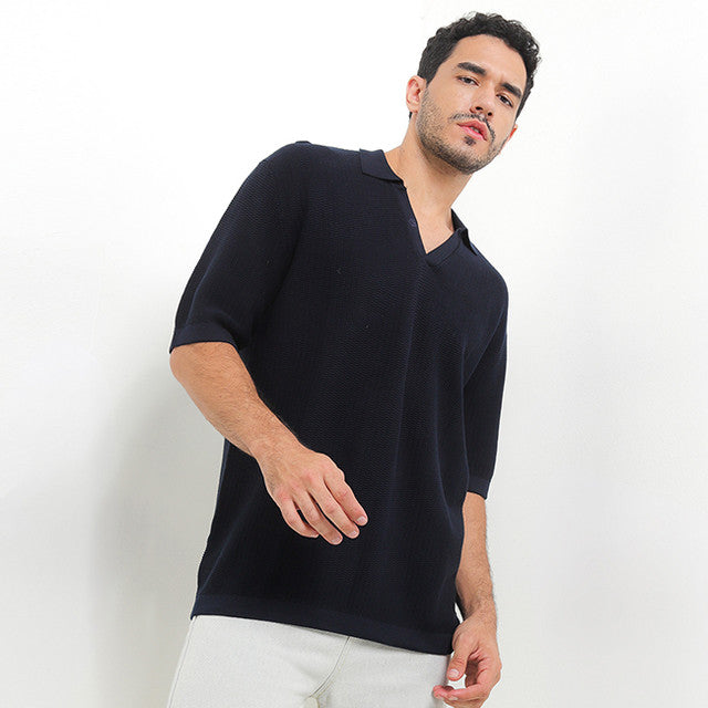 Obermain Pakaian Pria Polo Duncan In Navy