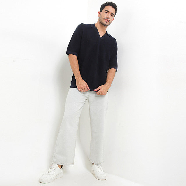 Obermain Pakaian Pria Polo Duncan In Navy